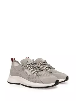 Bally кроссовки со вставками, серый