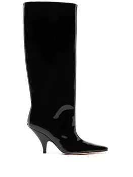 Bally лакированные сапоги Katy 95, черный