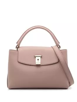 Bally маленькая кожаная сумка-тоут Layka, розовый