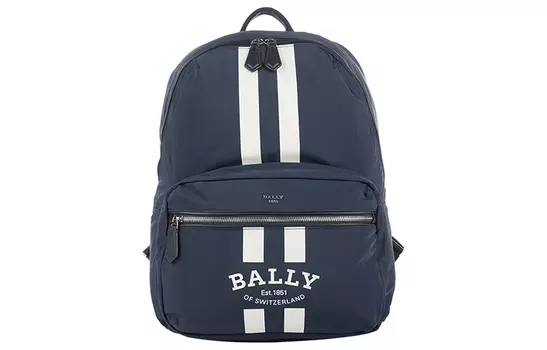 BALLY Нейлоновый рюкзак Fixie среднего размера, мужской, синий