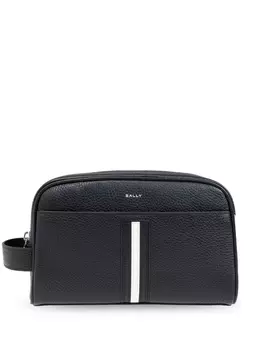 Bally несессер с логотипом, черный