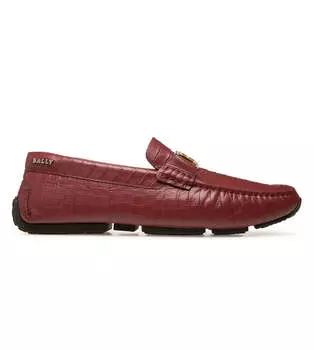 Bally Palan 6300826 Мужские туфли Heritage Red Calf из тисненой кожи
