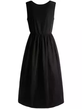 Bally платье миди без рукавов, черный