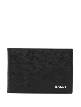 Bally прямоугольный кошелек с логотипом, черный