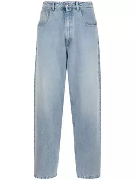 Bally прямые брюки средней посадки, синий