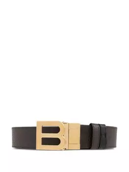 Bally ремень B-Buckle, коричневый