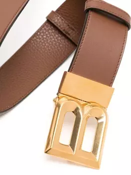 Bally ремень с двухсторонней пряжкой, коричневый