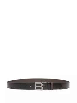 Bally ремень с логотипом, черный