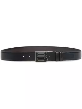 Bally ремень с пряжкой-логотипом, черный