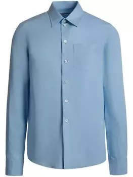 Bally рубашка на пуговицах, синий