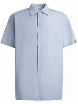 Bally рубашка с логотипом, синий