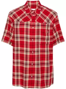 Bally рубашка в клетку Western, красный