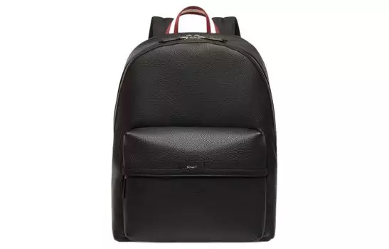 BALLY Рюкзак из натуральной кожи, черный, мужской