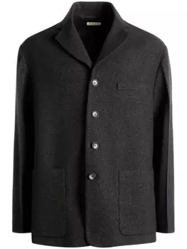 Bally шерстяной пиджак, серый