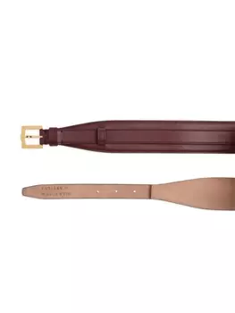 Bally широкий кожаный ремень, коричневый