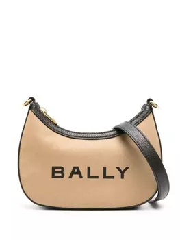 Bally сумка через плечо Ellipse с логотипом, нейтральный цвет