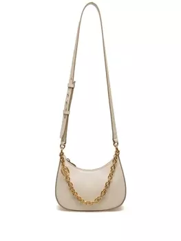 Bally сумка через плечо Emblem с подвеской-логотипом, нейтральный цвет