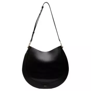 BALLY Сумка через плечо из коровьей кожи, женская, черного цвета, среднего размера