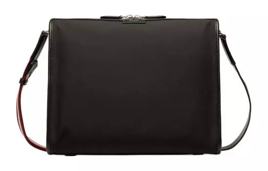 BALLY Сумка через плечо из нейлоновой ткани, мужская, черная