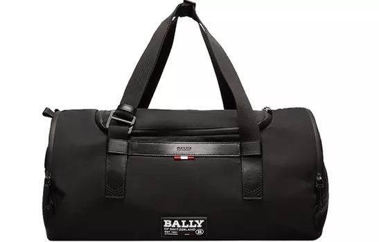 BALLY Сумка через плечо из нейлоновой ткани, дорожная сумка, обычная мужская, черная