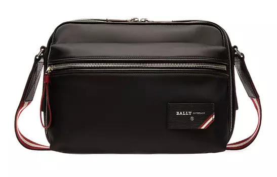 BALLY Сумка через плечо из нейлоновой ткани, мужская, черная