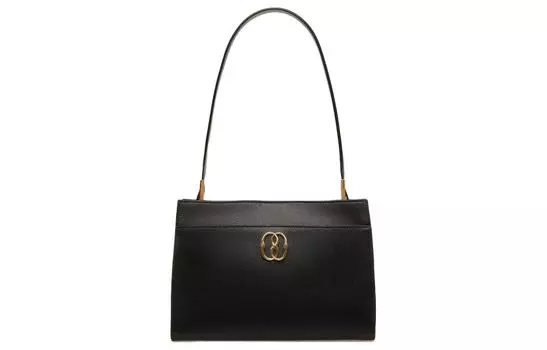 BALLY Сумка через плечо из зернистой кожи с эмблемой, черная женская