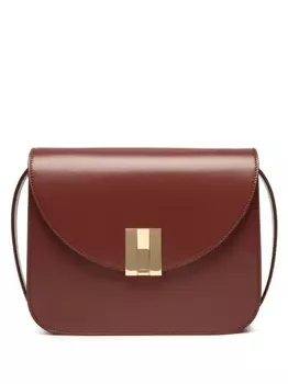 Bally сумка через плечо с клапаном, коричневый