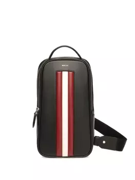 Bally сумка через плечо с логотипом, черный