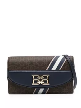 Bally сумка через плечо с монограммой, синий
