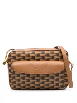 Bally сумка через плечо с принтом, коричневый