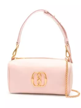 Bally сумка из искусственной кожи с логотипом, розовый
