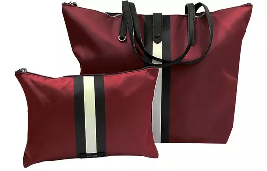 BALLY Сумка-комбо из нейлоновой ткани, унисекс, красная
