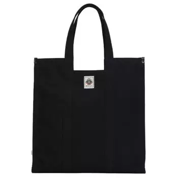 BALLY Сумка-шоппер из ткани, сумка-тоут, сумка через плечо, большая мужская, черная