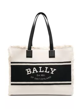 Bally сумка-тоут Crystalia с бахромой, черный