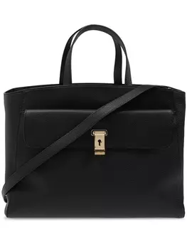 Bally сумка-тоут из кожи Лидия, черный