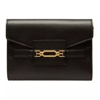 BALLY Сумка VISSI Grain Cow Leather из коровьей кожи, через плечо, мини, женская, черная