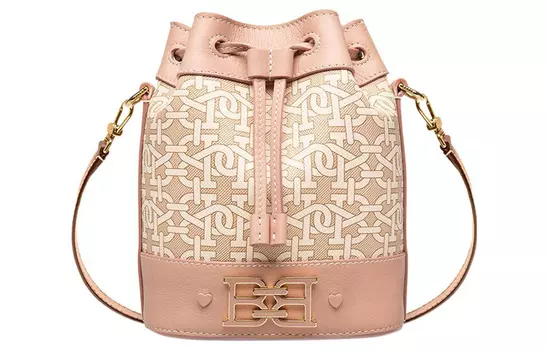 BALLY Сумка-ведро CLEOH из коровьей кожи, женская, через плечо, розовая