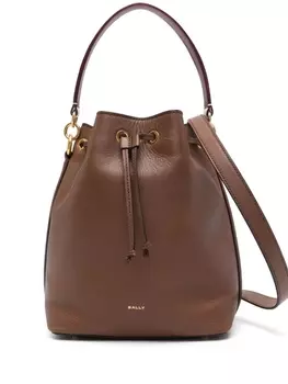 Bally сумка-ведро Code, коричневый