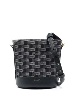 Bally сумка-ведро Pennant со вставками, синий