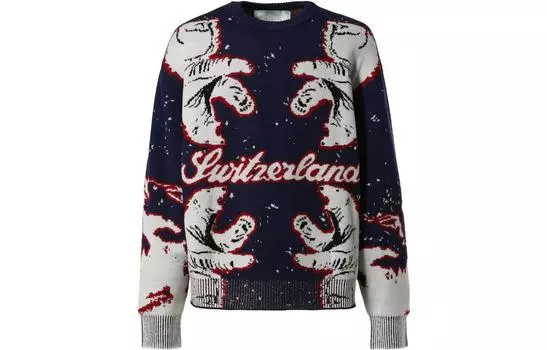 BALLY Свитер унисекс темно-синий