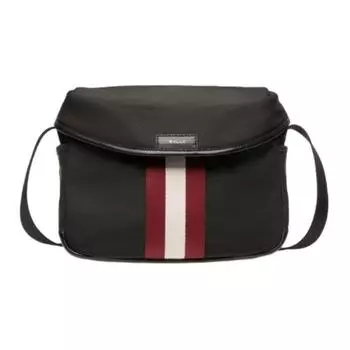 BALLY Тканевая сумка через плечо мужская черная