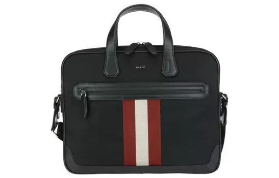 BALLY Тканевый портативный клатч через плечо унисекс, черный