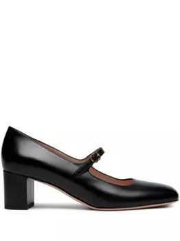 Bally туфли кожаные 50 мм, черный