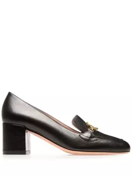 Bally туфли Obrien 50 с логотипом, черный