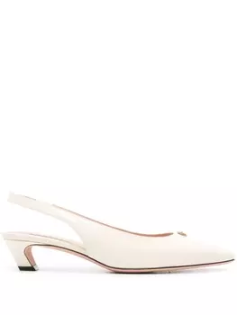 Bally туфли Selika 35 с ремешком на пятке, нейтральный цвет