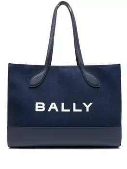 Bally твиловая сумка-тоут Keep on, синий