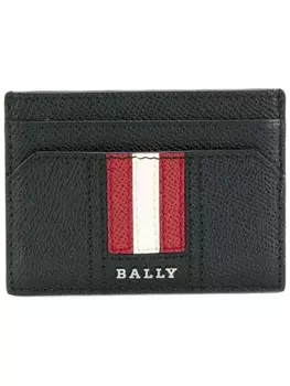 Bally визитница в полоску, черный