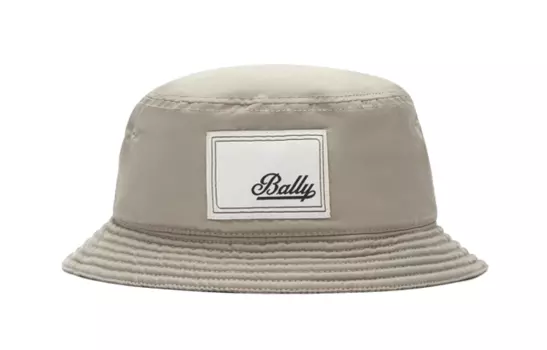 BALLY Женская панама из полиамида цвета хаки