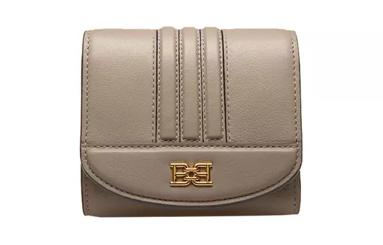 BALLY Женский кошелек из коровьей кожи, серый, для карточек