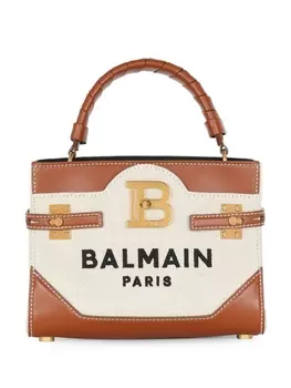 Balmain B-Buzz 22 top handle bag, коричневый